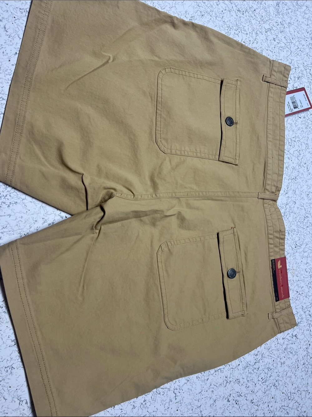 Southern Marsh Men's Flat Front Shorts in Khaki